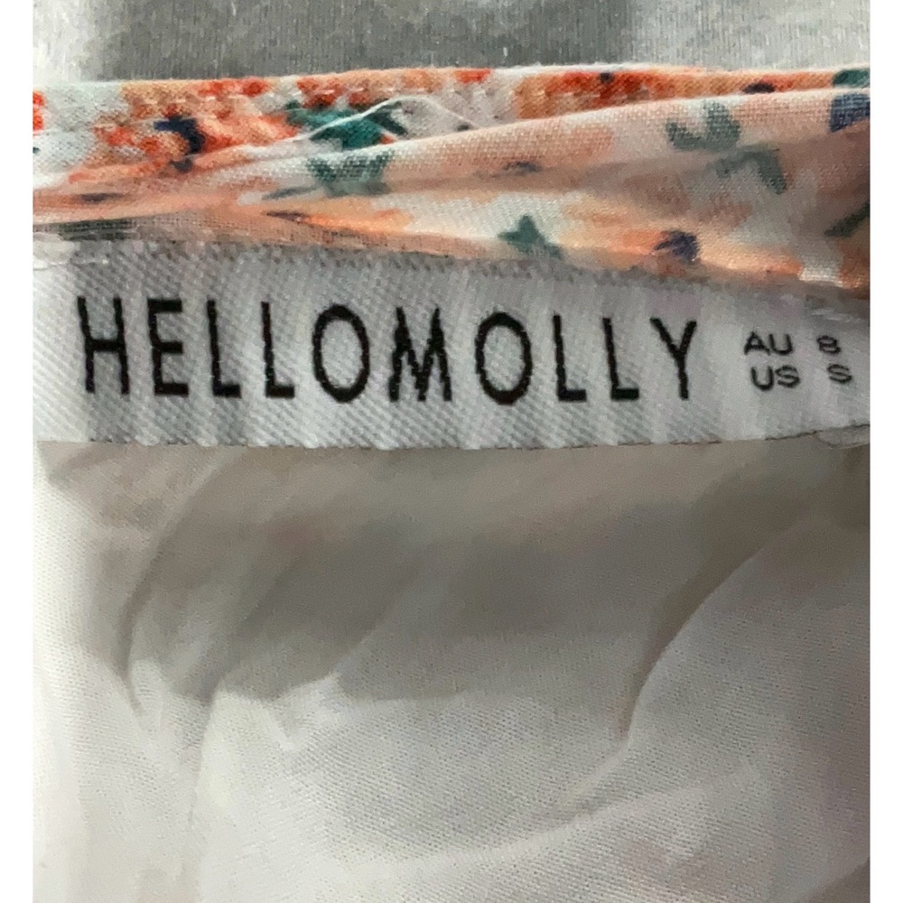 Hello Molly CHICAGO HIGH RISES DRESS PINK.  Babydoll style low - Picture 4 of 5